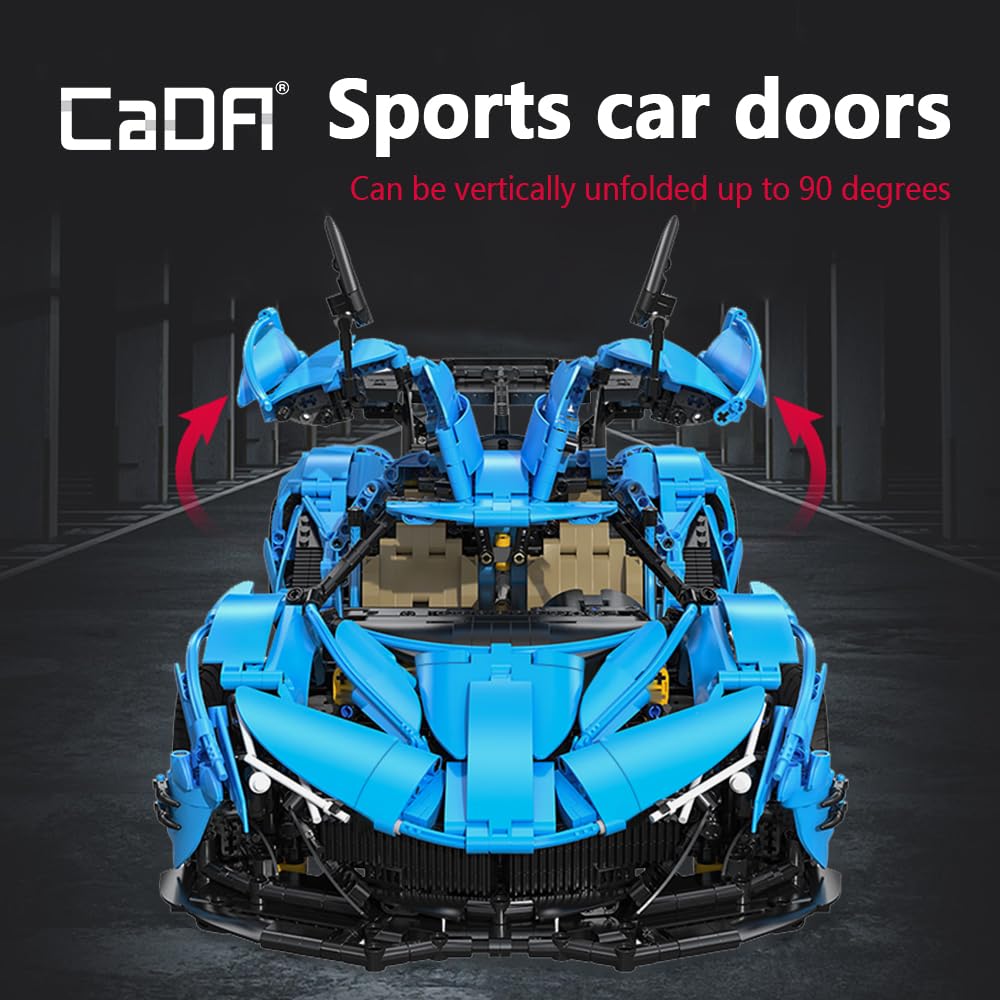 Amazon.com: CaDA Master Apollo IE C64003W Super Car Building Kit